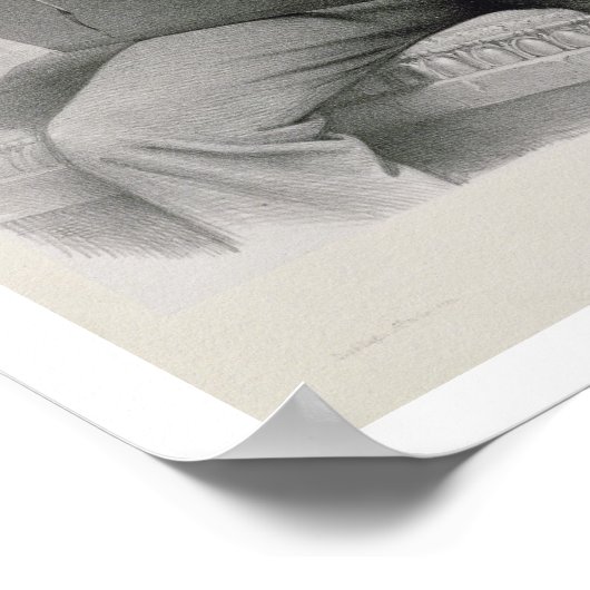 Poster Portrait de David Roberts (1796-1864) frontispece (Coin)