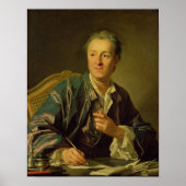 Poster Portrait de Denis Diderot 1767 (Devant)