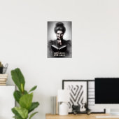 Poster Portrait de directrice d'école de l'ère victorienn (Bureau à domicile)