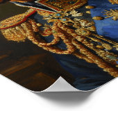 Poster Portrait de Dobermann Royal (Coin)