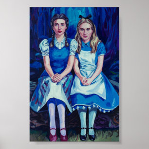 Poster Portrait de Dorothy et Alice-Dark Academia