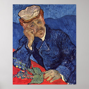 Poster Portrait de Dr. Gachet par Vincent Willem Van Gogh