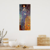 Poster Portrait de Emily Floge par Gustav Klimt (Cuisine)