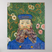Poster Portrait de facteur par Van Gogh (Devant)
