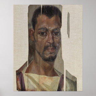 Poster Portrait de Fayum (cire d'encaustic sur le bois)