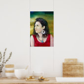 POSTER PORTRAIT DE FEMME (Cuisine)