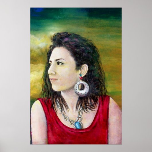 POSTER PORTRAIT DE FEMME (Devant)