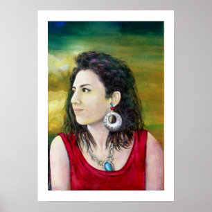 POSTER PORTRAIT DE FEMME
