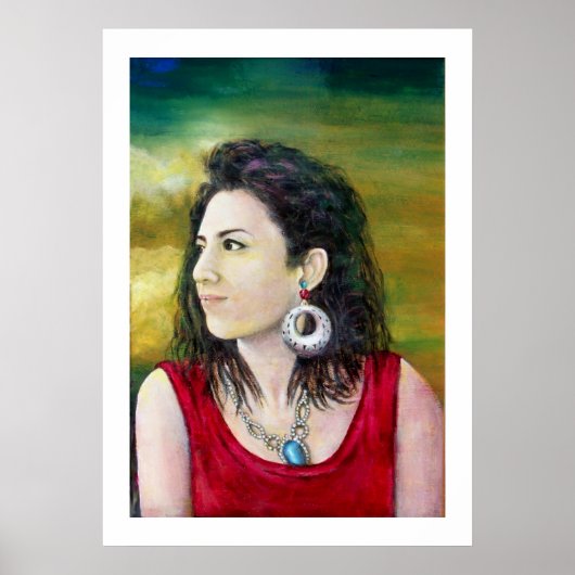 POSTER PORTRAIT DE FEMME (Devant)