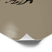 Poster Portrait de femme abstrait Expression de coup de p (Coin)