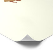 Poster Portrait de femme Abstraite (Coin)