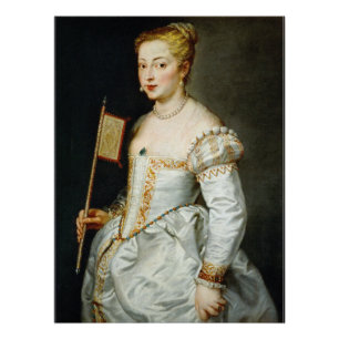 Poster Portrait de femme de Pierre Paul Rubens