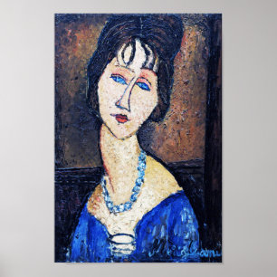 Poster Portrait de femme, Modigliani