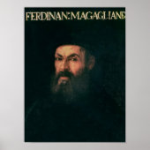 Poster Portrait de Ferdinand Magellan (Devant)