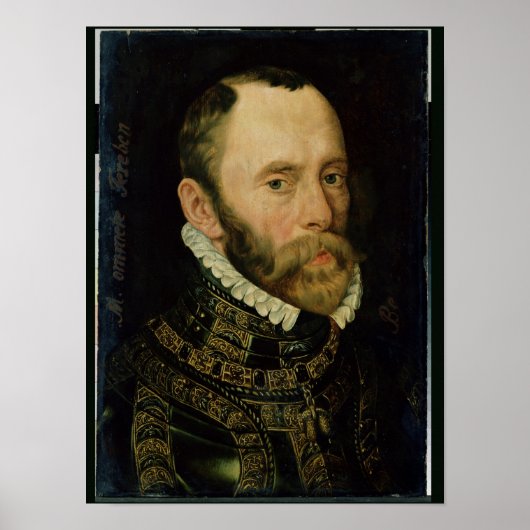 Poster Portrait de Filips van Montmorency (Devant)
