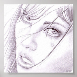 Poster Portrait de fille