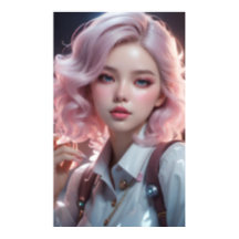 Portrait de fille flou 1