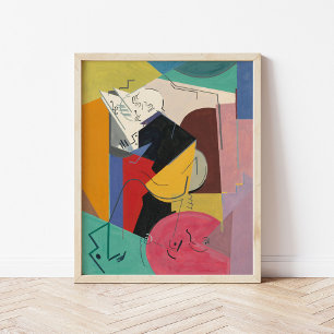 Poster Portrait de Florent Schmitt Albert Gleizes