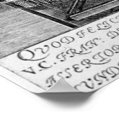 Poster Portrait de Francis Bacon (1561-1626) Viscount de (Coin)