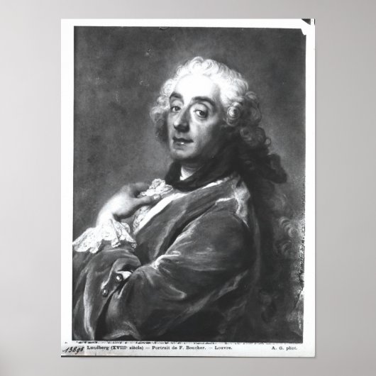 Poster Portrait de François Boucher 1741 (Devant)