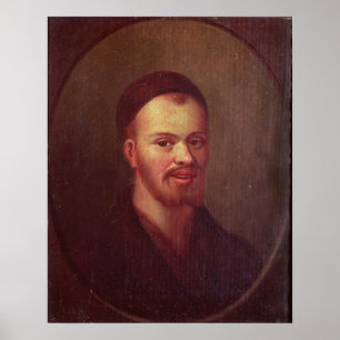 Poster Portrait de François Rabelais, satiriste français