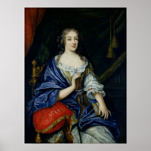Poster Portrait de Francoise-Louise de la Baume le Blanc (Devant)