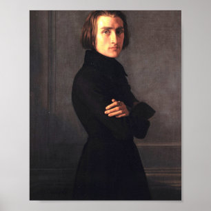 Poster Portrait de Franz Liszt