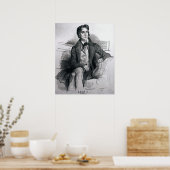 Poster Portrait de Franz Liszt août 1832 (Cuisine)