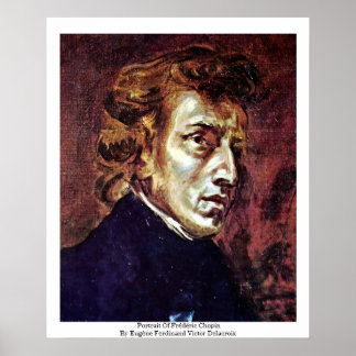 Poster Portrait De Frédéric Chopin