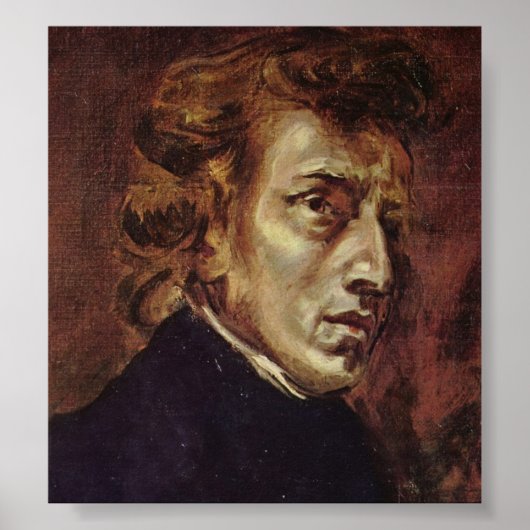 Poster Portrait de Frédéric Chopin (Devant)