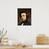 Poster Portrait de Frédéric Chopin 2 (Cuisine)