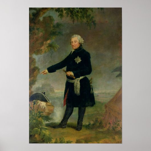 Poster Portrait de Frederick II le Grand, 1772 (Devant)