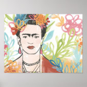 Poster Portrait de Frida Kahlo (Devant)