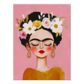 Poster Portrait de Frida Kahlo (Devant)