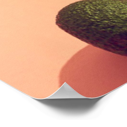 Poster Portrait de fruits Avocado (Coin)