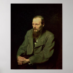 Poster Portrait de Fyodor Dostoïevsky 1872