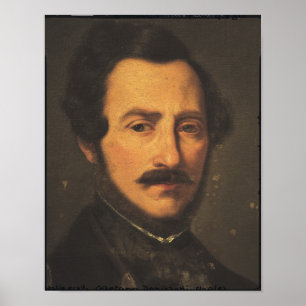 Poster Portrait de Gaetano Donizetti