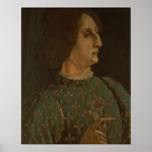Poster Portrait de Galeazzo Mario Sforza (1444-76) (Devant)