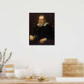 Poster Portrait de Galileo Galilei par Justus Sustermans (Cuisine)