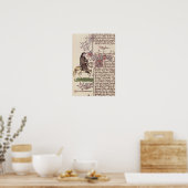 Poster Portrait de Geoffrey Chaucer fac-similé (Cuisine)