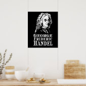 Poster Portrait de George Frideric Handel (Cuisine)