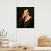Poster Portrait de George Gordon Byron 6e baron (Cuisine)