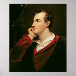 Poster Portrait de George Gordon Byron 6e baron