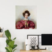 Poster Portrait de George Sand 1830 (Bureau à domicile)