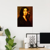 Poster Portrait de George Sand par Auguste Charpentier (Bureau à domicile)