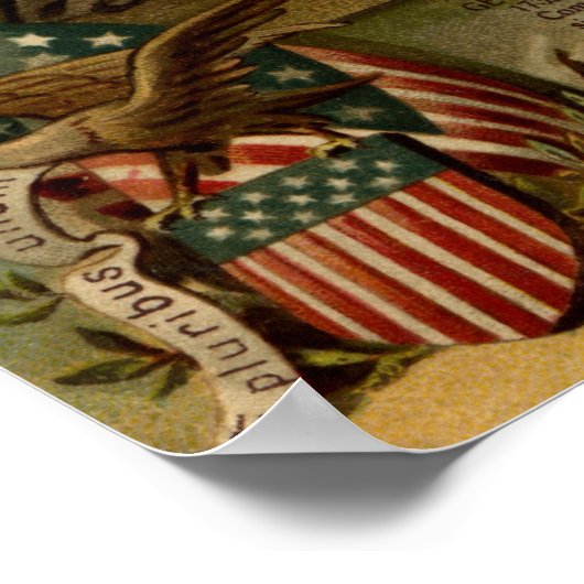 Poster Portrait de George Washington (Coin)