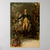 Poster Portrait de George Washington (Devant)