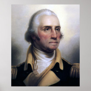 Poster Portrait de George Washington