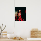 Poster Portrait de George Washington 1772 (Cuisine)