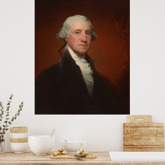Poster Portrait de George Washington Gilbert Stuart (Cuisine)